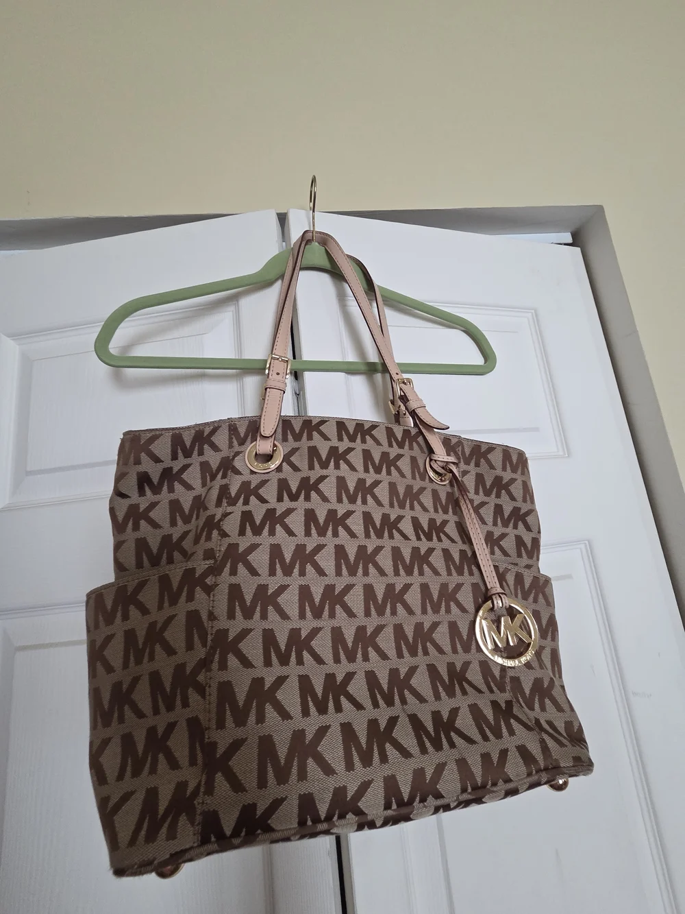 Michael Kors Brown MK Signature Tote Bag